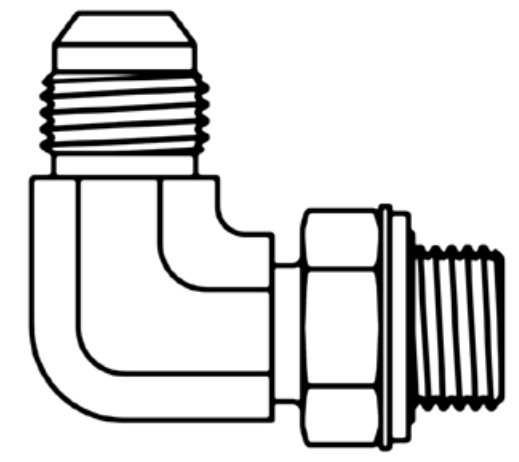 Continental Hydraulic (510) BPM08-JCM08-90 ADAPTER STEEL