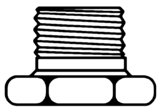 Continental Hydraulic (510) BPP10 ADAPTER STEEL BPP10