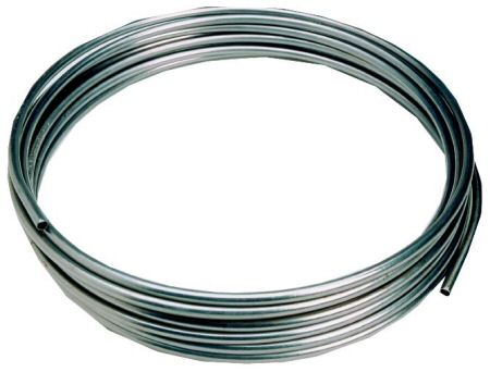 FMSI C4 1/4" O.D. Silver Zinc Hydraulic Tubing 25' Coil