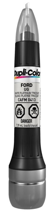 Sherwin Williams CAFM04130 Dupli-Color Scratch Fix All-in-1 Exact Match Automotive Touch-Up Paint, White Platinum Tricoat, 7.39 mL