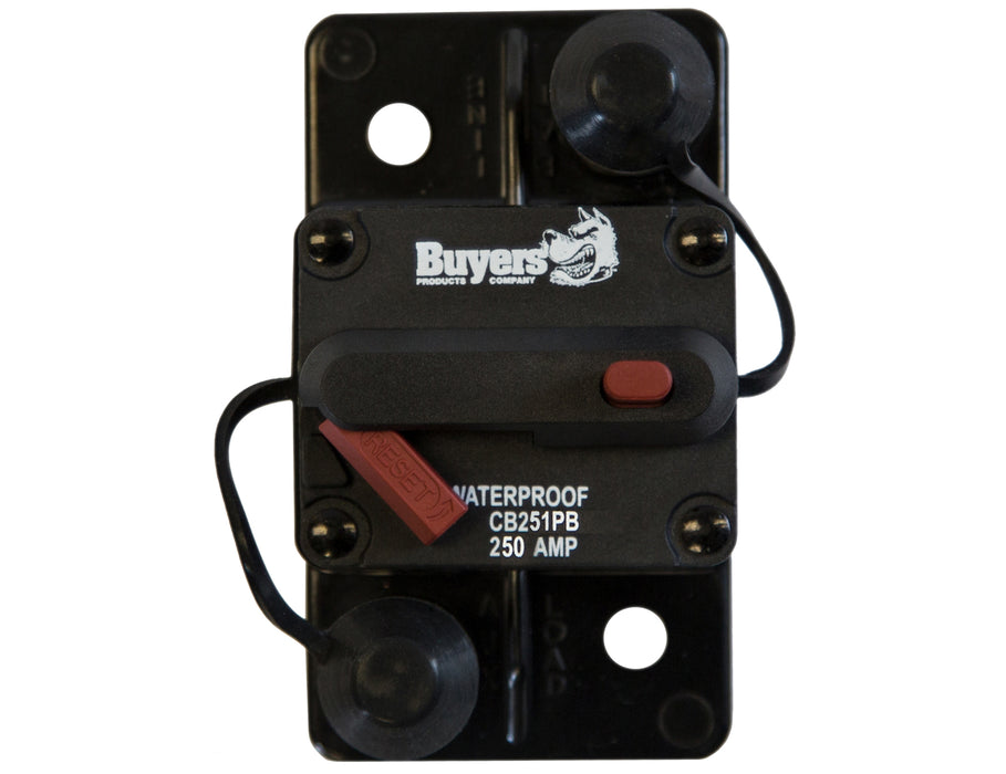 Buyers Products (577) CB251PB 250 Amp Push-to-Trip Circuit Breaker