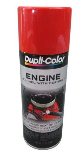 Sherwin Williams (435) CDE1632 Dupli-Color Engine Enamel with Ceramic, Industrial Red, 340 g
