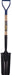 Garant 81215 Drain spade 14", fw steps, wood handle, dh, cougar