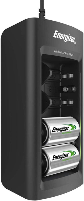 Energizer (831) CHFC Energizer Recharge Universal Charger for NiMH Rechargeable AA, AAA, C, D, and 9V Batteries