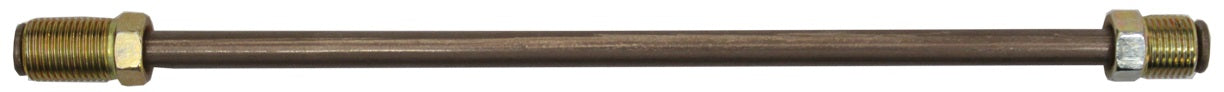 FMSI (450) CN608 3/8" O.D. Invert Flare Cupro Nickel Hydraulic Line With 5/8" - 18 Tube Nuts (8")