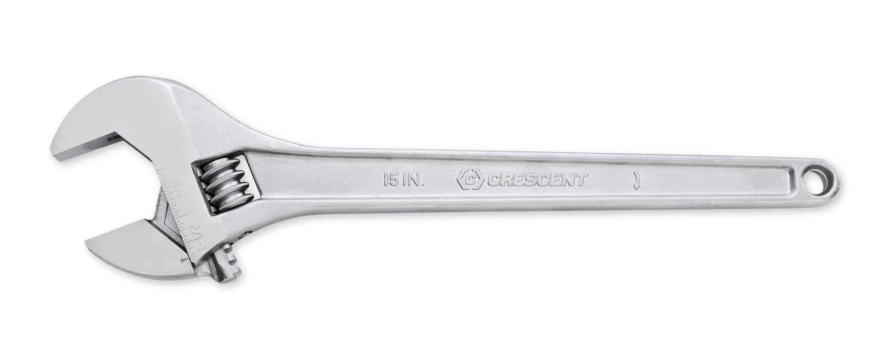 Apex Tool (442) AC215VS Crescent ADJUSTABLE WRENCH, 15", CHROME, CARDED