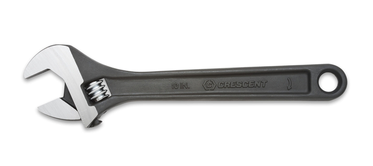Apex Tool (442) AT210VS Crescent ADJ WRENCH, 10", BLACK PHOSPHATE, CARDED
