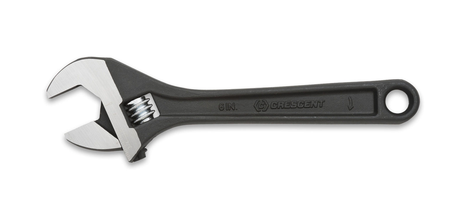 Apex Tool AT26VS Crescent ADJ WRENCH, 6", BLACK PHOSPHATE, CARDED.