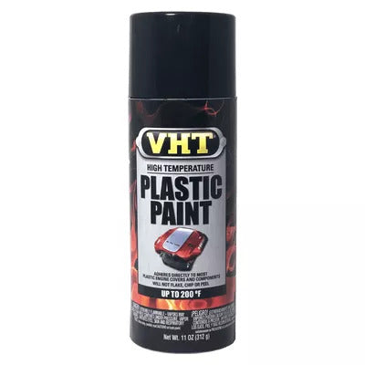 Sherwin Williams (435) CSP820 VHT High Temperature Plastic Paint, Matte, Black, 312 g