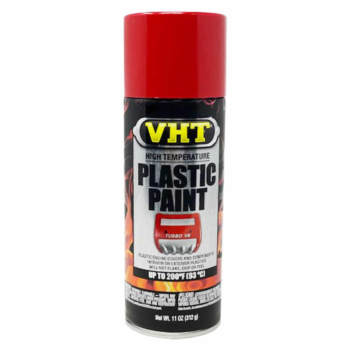 Sherwin Williams CSP821 VHT High Temperature Plastic Paint, Gloss, Red, 312 g