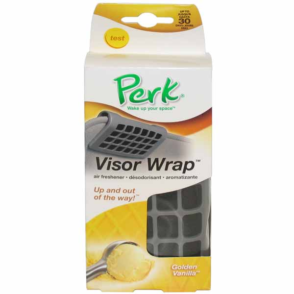 Car-Freshner CTK-52304-24 Perk Visor Wrap Vanilla.