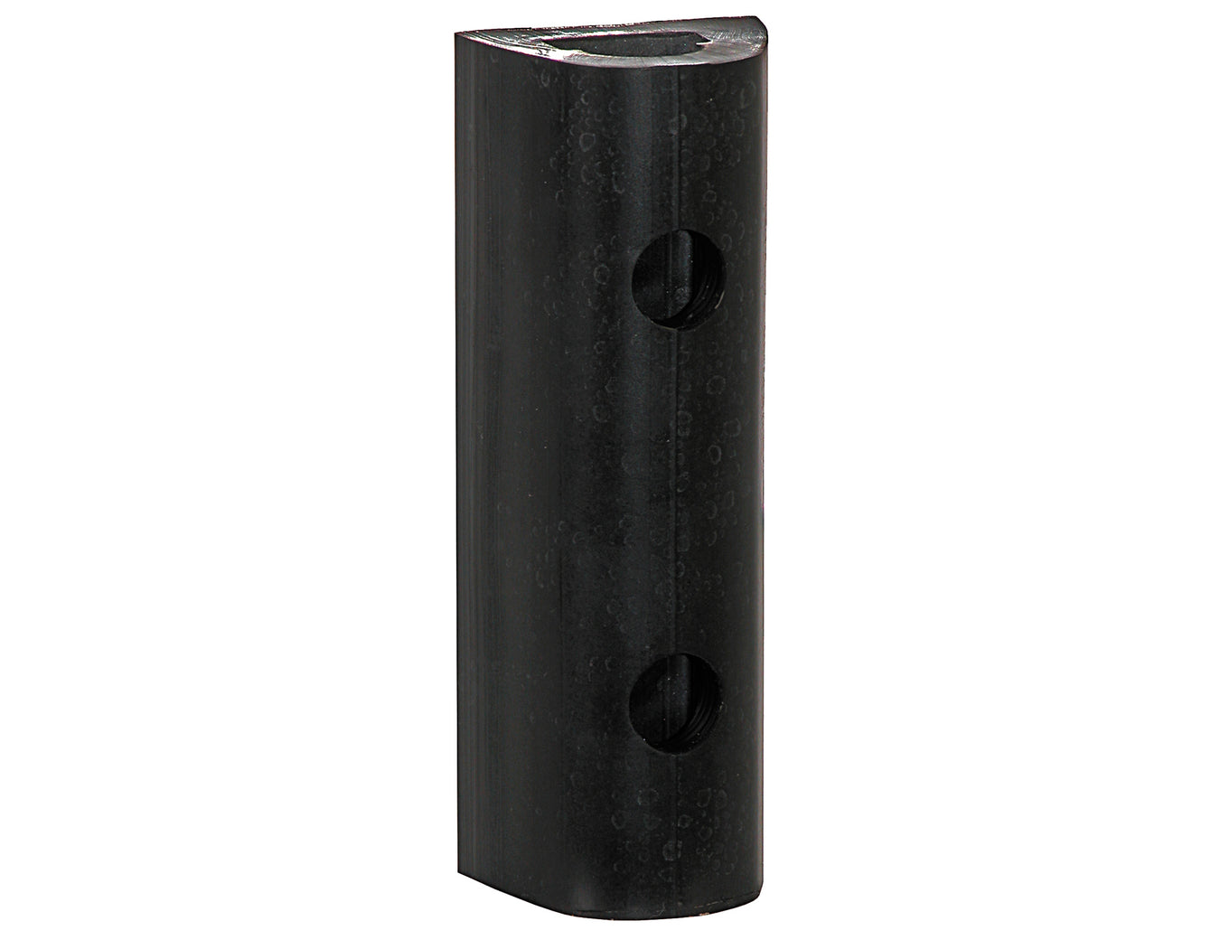Buyers Products (577) D324 Extruded Rubber D-Shaped Bumper with 4 Holes - 3 x 2-7/8 x 24 Inch Long
