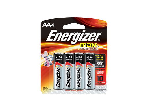 Energizer E91BP4 BATTERY ENRGZR ALK 15V AA