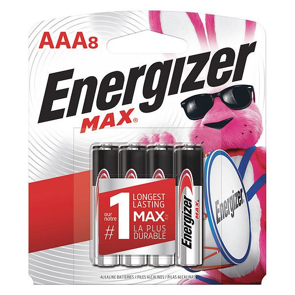 Energizer (831) E92MP-8 Energizer E92MP-8.03 Max AAA Alkaline Batteries, 8 Pack