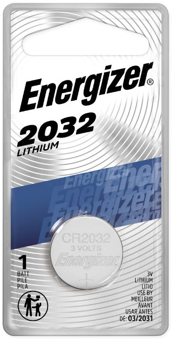 Energizer (831) ECR2032BP Energizer 2032 Lithium Coin Battery, 1-Pack