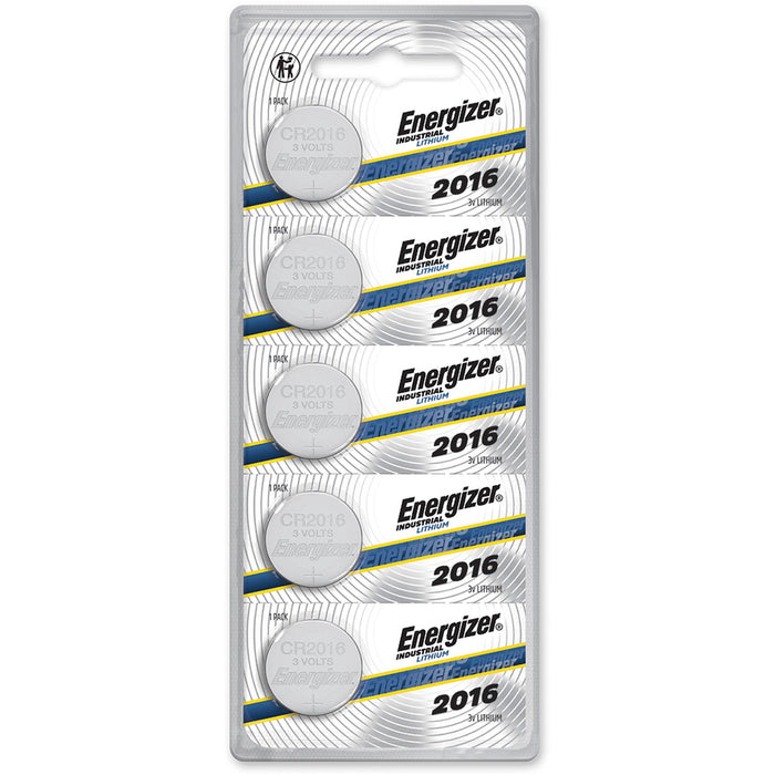 Energizer (831) ECRN2016 5Pk Industrial 2016 Lithium Batteries, 2016 Industrial Lithium Batteries