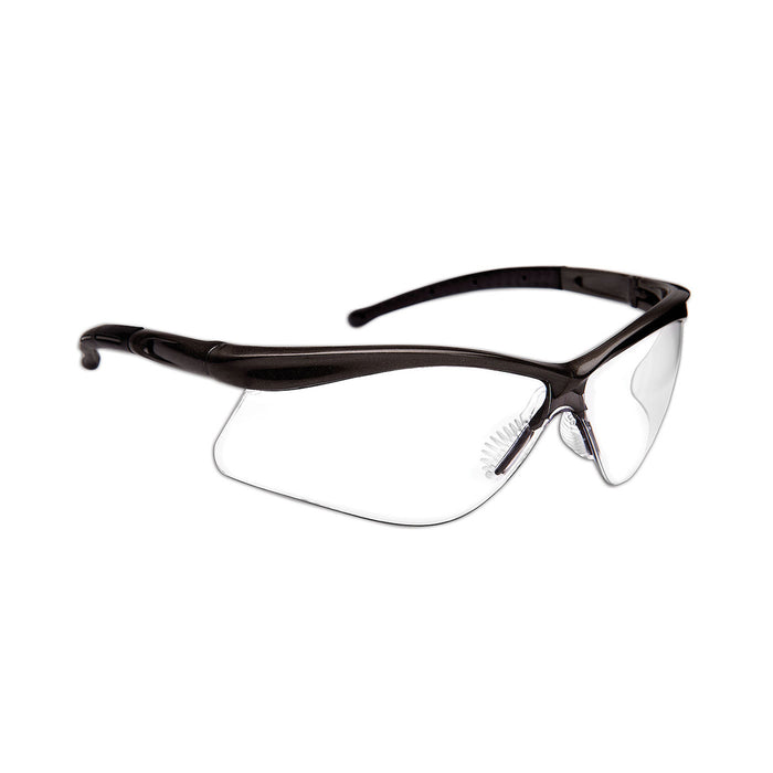 PIP Canada (449) EP100BC WARRIOR™ SAFETY GLASSES - Semi-Rimless Safety Glasses with Black Frame, Clear Lens and 4A Coating