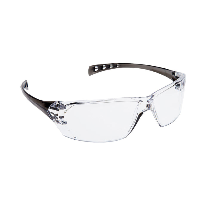 PIP Canada (449) EP550C SOLUS™ SAFETY GLASSES - Rimless Safety Glasses with Smoke Temple, Clear Lens and 3A Coating