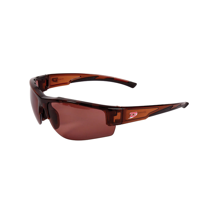 PIP Canada EPDP11B DYNA-RAY™ SAFETY GLASSES - Semi-Rimless Safety Glasses with Brown Frame, Polarized Bronze Lens and 4A Coating