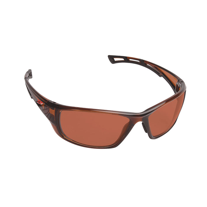 PIP Canada (449) EPDS12B DYNA-SUN™ SAFETY GLASSES - Full Frame Safety Glasses with Brown Frame, Bronze Lens and 4A Coating