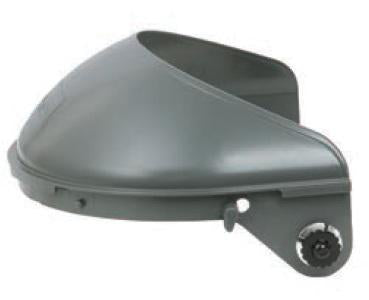North Safety F4400 Fibre-Metal by Honeywell F4400 Model 4001 with Quick-Lok Mounting Cups High Performance Face shield System for 4" Crown Size Hard Hats