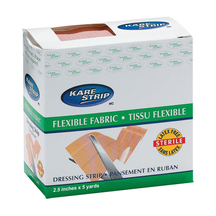 PIP Canada (449) FAEDS25X5 Kare Strip Flexible Fabric Dressing Strip, 2.5IN x 5 Yards