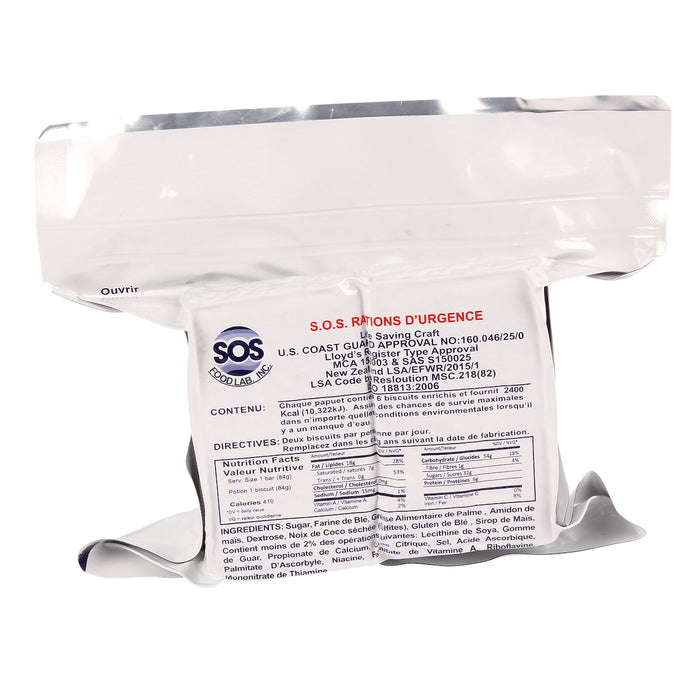 PIP Canada (449) FAEMF2400KC Datrex One-Size Fits All Emergency Food Rations,2400Kc,Pk/6
