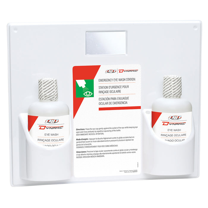 PIP Canada (449) FAEWS1417F Dynamic™ One-Size Fits All Eyewash Station With (2) 32 Oz. Full Bottles