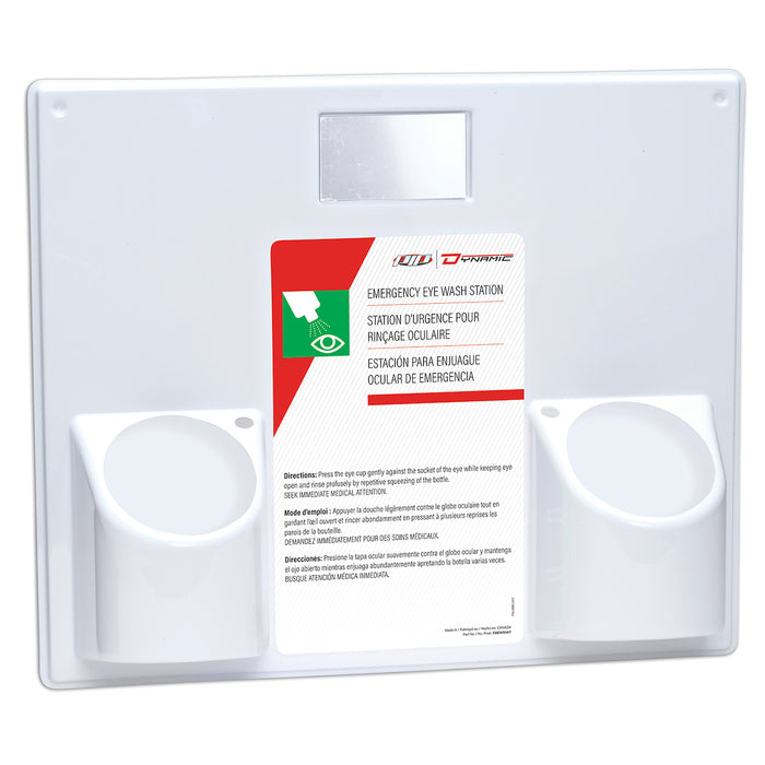 PIP Canada (449) FAEWS1417 Dynamic™ One-Size Fits All Eyewash Panel For (2) 32 Oz. Bottles