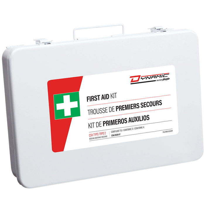PIP Canada (449) FAKCSAT2MBM CSA standard First aid kit Type 2 medium in metal box