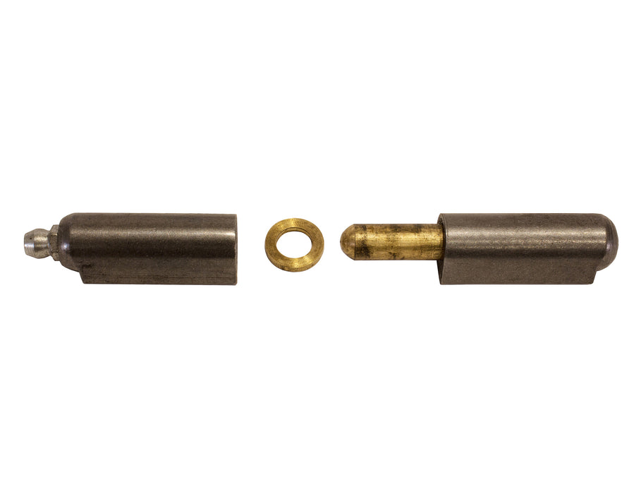 Buyers Products FBP080 Steel Weld-On Bullet Hinge with Brass Pin and Brass Bushing - 0.61 x 3.15 Inch