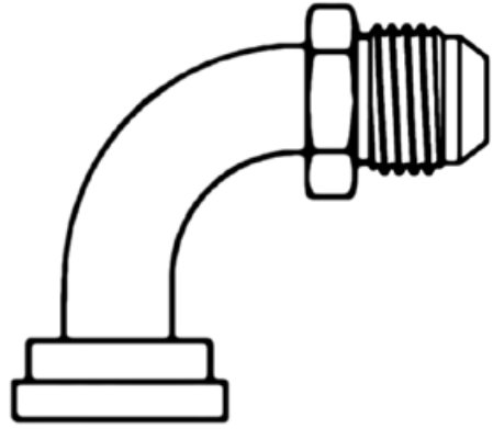 Continental Hydraulic (510) FL16-JCM16-90 ADAPTER STEEL