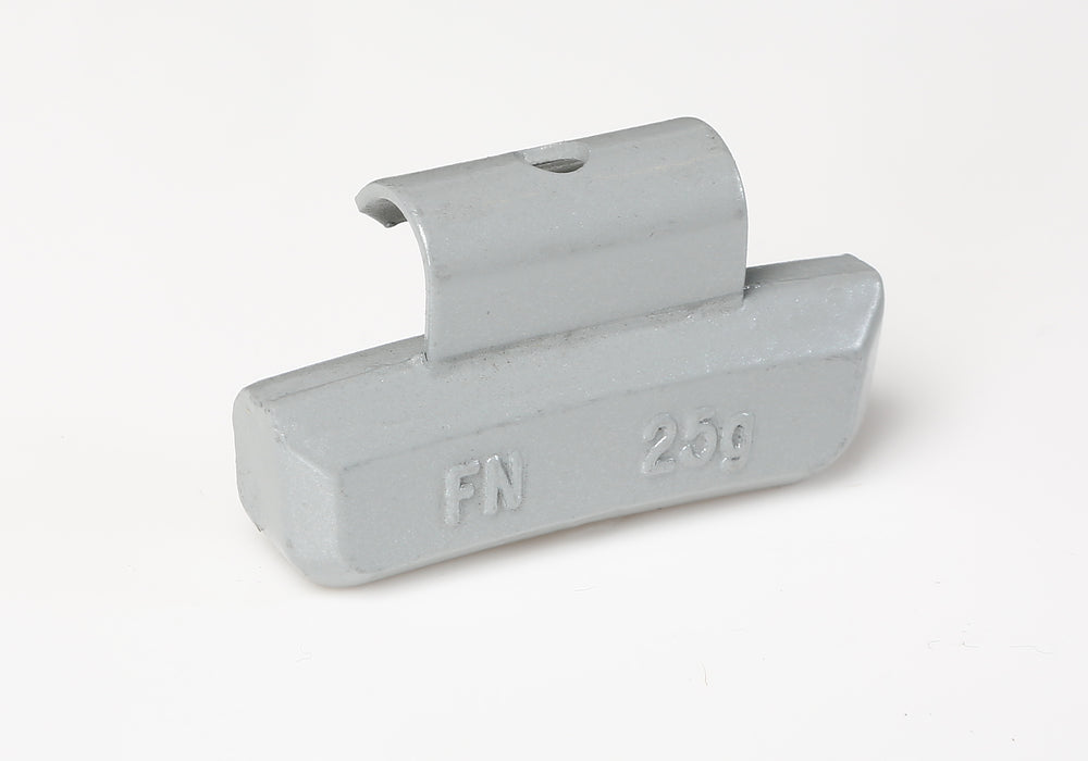 Plombco FNS-10 10 g FN style coated lead clip-on weight, Box of 25