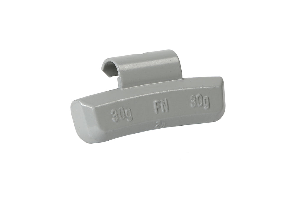 Plombco (750) FNZS-40 FNZS Style Zinc Coated Wheel Weight - 40 g, Box of 25