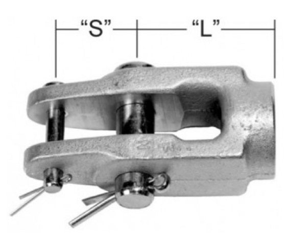 FleetSpec (183) FS-GUAS3000 Gunite style ASA CLEVIS kit, Threaded