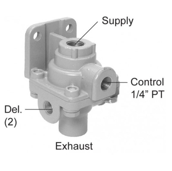 FleetSpec FS229505N LQ-2 style LIMITING & QUICK RELEASE Valve, New
