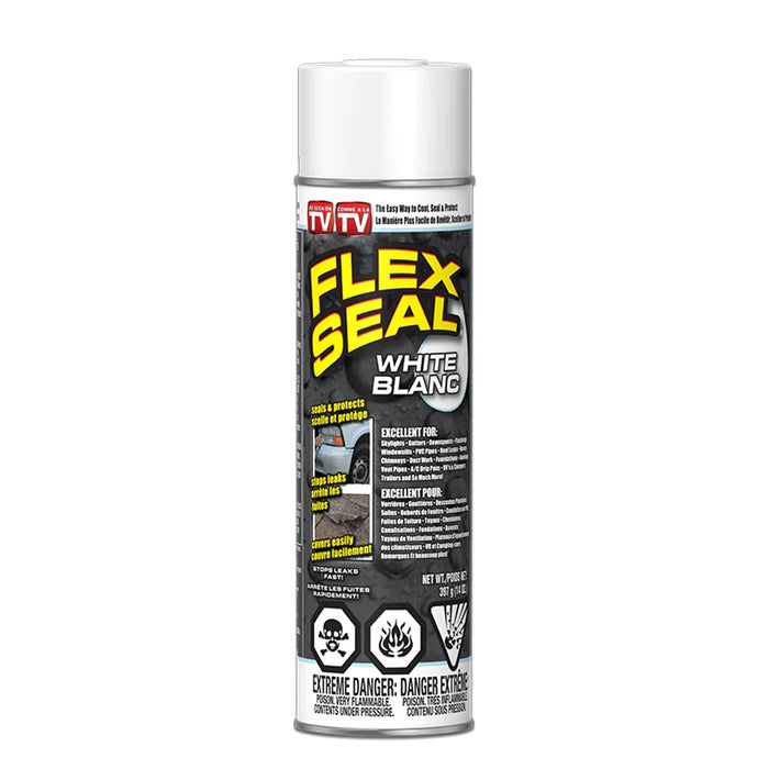 Flex Seal (239) FSWHTC20 White, 14 oz. (397 g) Flex Seal Rubberized Waterproof Coating Spray