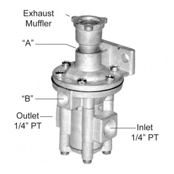 FleetSpec FSWM147P N/O RELAY Valve, Williams style, New