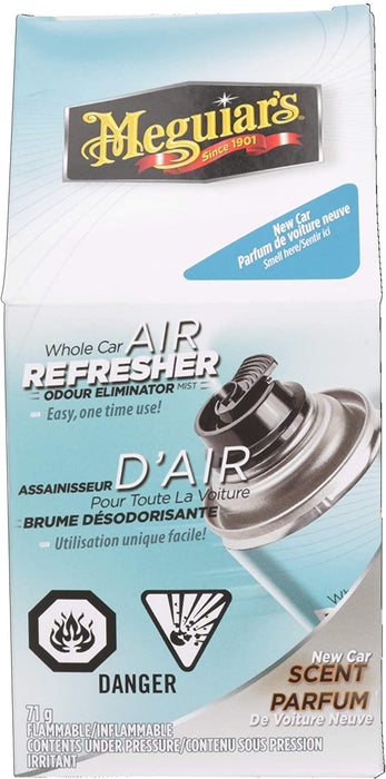 Meguiar's G16402C 71G NEW CAR SCENT WHOLE CARE AIR REFRESHER