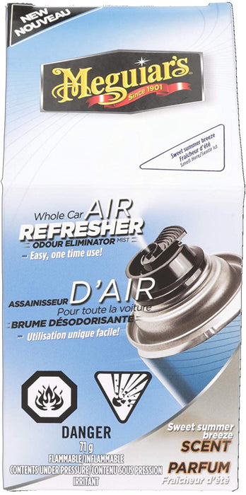 Meguiar's G16602C 71G SWEET SUMMER BREEZE WHOLE CARE AIR REFRESHER