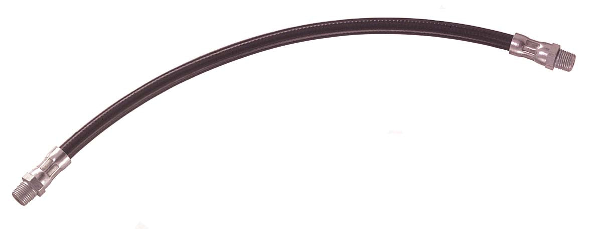 Lincoln (502) G212 Lincoln Industrial G212 12 In. Whip Hose Extension for Manually Operated Grease Gun, 1/8 In. NPT (m) Inlet and Outlet, Maximum Working Pressure 3,500 PSI, Black