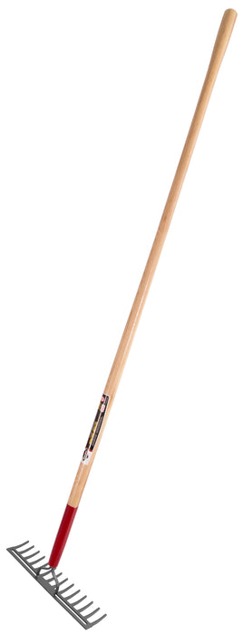 Garant 80747 Double-back level rake, wood handle
