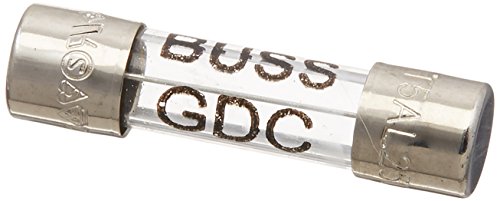 Bussmann (821) GDC-5A 5A GDC Time Delay Glass Tube Fuse