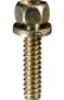 Geno Industries GJB-1035 HEX BOLT M10 X 35MM YELLOW ZINC, Pack of 100