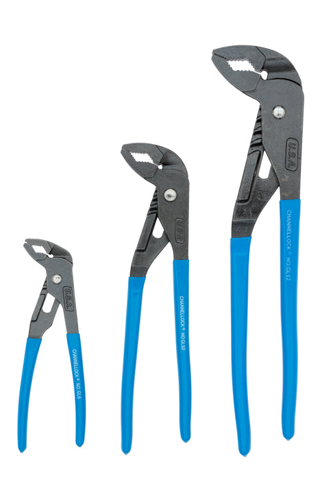 Channellock GLS-3 3PC GRIPLOCK PLIER SET