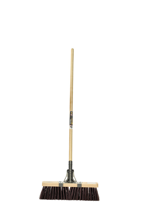 Garant 84246 Street/stable broom 18", synthetic, wood hdle