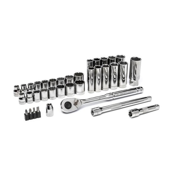 Apex Tool (442) GW72SSCBMTS 36 Piece 3/8” Drive 72-Tooth 12 Point Drive Mechanics Tool Set