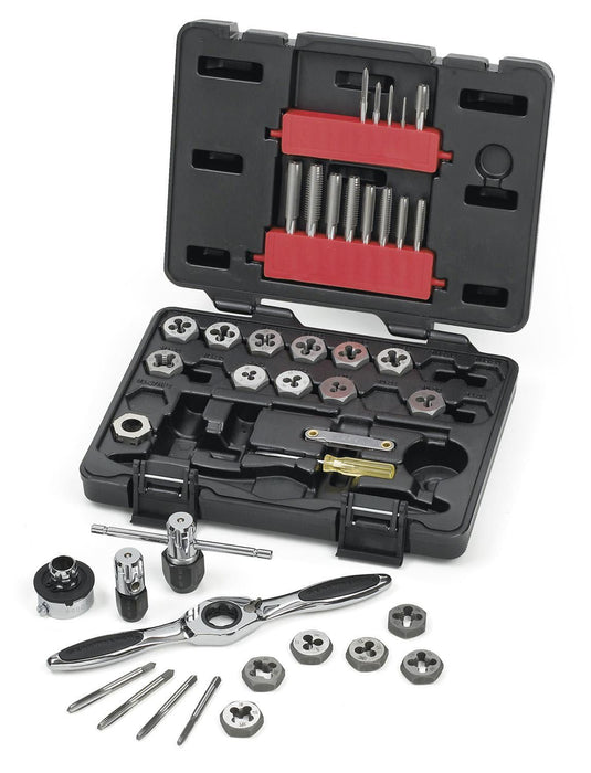 Apex Tool 3885 Specialty Tools SET RAT TAP & DIE SAE