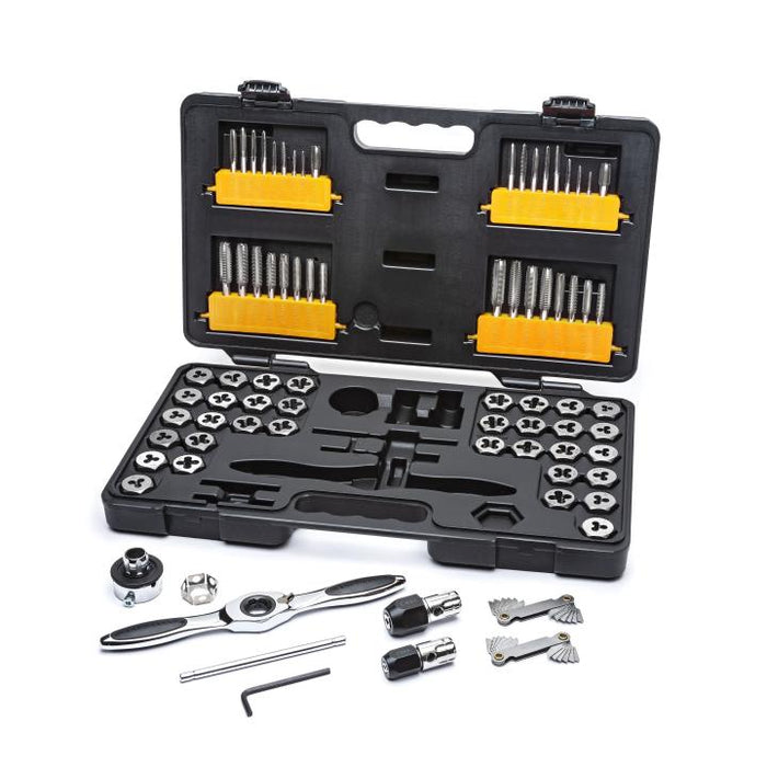 Apex Tool (442) 3887 GearWrench 77 Piece SAE/Metric Ratcheting Tap and Die Set