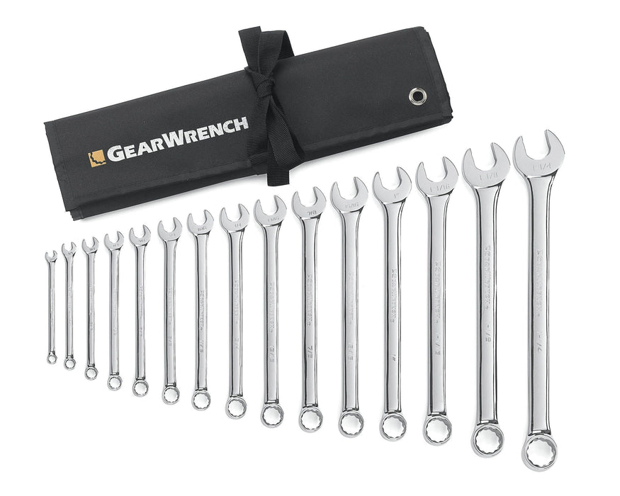 Apex Tool 81918 Gearwrench SET WR COMB LP 15PC